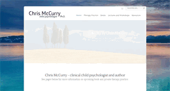 Desktop Screenshot of chrismccurrychildpsychologist.com