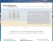 Tablet Screenshot of chrismccurrychildpsychologist.com